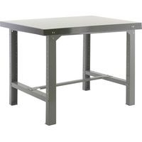 Simon Rack Arbeitstisch grau, belastbar bis 800 kg, robust und langlebig