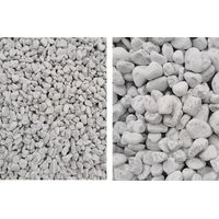 CIOTTOLI ORNAMENTALI 'BIANCO CARRARA' granulometria 15/25 mm