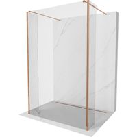 Mexen Kioto parete doccia autoportante 170 x 30 x 30 cm, trasparente, oro rosa - 800-170-030-222-60-00-030