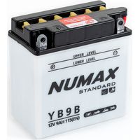 Batterie moto Numax Standard YB9-B 12V 9Ah 115A