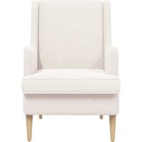 vidaXL Armchair Cream Bouclé