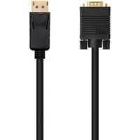Adaptador DisplayPort a VGA NANOCABLE 10.15.4401 1 m Negro