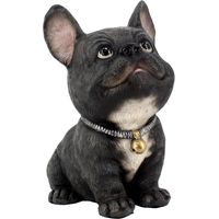 Bulldoggen-Figur aus Kunstharz – Dekorativer Stil für Zuhause