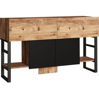 Credenza in legno "Mel" - 140 x 43 x 84 cm - Beige