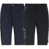 Bermuda da Lavoro 4-Way Stretch P&P Loyal Flex Grigio-Nero XL