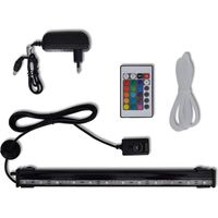 vidaXL Lampe LED RVB de bulles submersible d'aquarium 32 cm