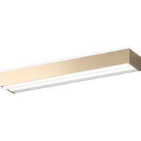 Applique classique top light bios 1213 55 dm led switch 2640lm diffuseur aluminium module d'éclairage intégré, finition métal oro spazzolato