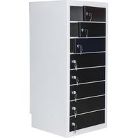 Casier Locker Noir 8 - Rangement & Chargement - pour ordinateurs portables et tablettes