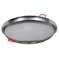 Valencianische Paellapfanne 28 cm. Poliert, für 3 Personen