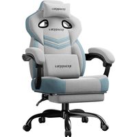 Chaise de bureau ergonomique,Fauteuil Double line,Gris