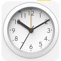 Techno Line Modell B à quartz Réveil blanc Heures de réveil 1