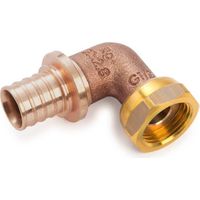 Rehau Winkelübergang Rautitan RXplus, 20mm x G 1/2", Rotguss