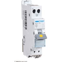 Disjoncteur 1P+N 3kA C-16A connexion SanVis 1 Module - HAGER - MFS716
