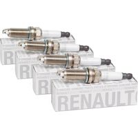 4 Bougies d'allumage pour Clio Captur Twingo 206 Sandero Duster