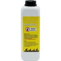 Producto Natural contra el ácaro Rojo - Elimina piojos de Las gallinas, pulgas, garrapatas y chinches del gallinero - Solupioj (1 L)