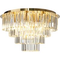 Lampada da soffitto milano 9 E14 oro milagro ML1024