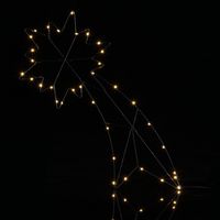 LED Christmas Decorations Indoor/Outdoor Battery Operated IP44 Rating Star, Shooting Star, Reindeer 29.5 x 31 cm LED Shooting Star 1