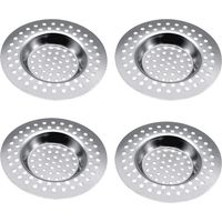 YMYNY Sink Strainer Stopper, 4 Pack Stainless Steel Kitchen Sink Strainer Stopper, Sink Strainer Stopper, Sink Strainer Stopper for Kitchen Bathtub Bathroom Wash Basin