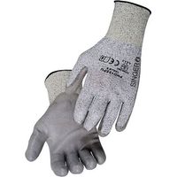Handschuhe Fibre T10 Grau mit Pu-Beschichtung