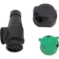 DC12V 13-poliger LKW-Anhänger-Stecker-Buchsensatz, Signalstecker-Kabelbaum-Montagehalterungssatz für
