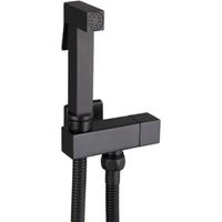 Bidet Douche Toilettes Bidet Main Kit Pulvérisateur,Toilettes Douchette Main Toilettes,Pulvérisateur Toilettes Couches Lavables,noir