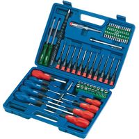Draper 70-Piece Screwdriver, Socket, and Bit Set in BMC 40850 Durable Storage Case