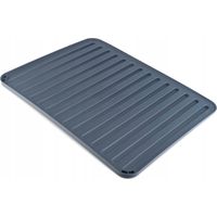 KADAX Escurridor de platos Estera de secado de silicona gris oscuro