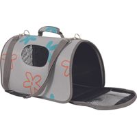 Panier de transport Flower, S, Gris, pour chat ou chien. max 4 kg - animallparadise