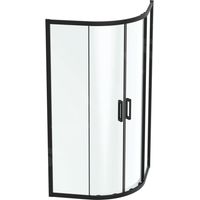 Ideal Standard Connect 2 - Cabine de douche 1000x1000 mm, noir / verre clair K9252V3