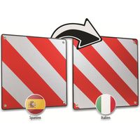 Calima Warntafel 2 in 1 für Spanien und Italien Aluminium Pannenhilfe