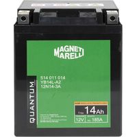 Magneti marelli batteria moto e scooter 14AH 12V 185A tecnologia AGM sigillata polo positivo sinistro