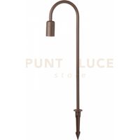 LAMPIONE DA GIARDINO GARDEN SPIKES MARRONE IN ALLUMINIO 3000k