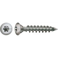 SPAX Pfostenschraube, 8 x 50 mm, 25 Stück, Vollgewinde, Zentrierkopf, T-STAR plus T40, CUT-Spitze - 4357189800504