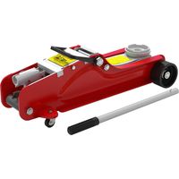 Vérin hydraulique voiture 2.5T, hauteur élévation 80-380 mm, profil bas, rouge SUV