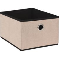 Conteneur textile de rangement NO-WOVEN, 32 x 25 x 18 cm