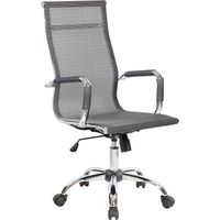 Chaise à Roulettes - Fauteuil de Bureau Gris