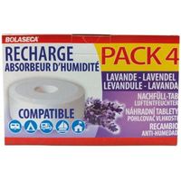 Recharge Absorbeur Humidite Galets 4 X 450g Lavande - Bolaseca