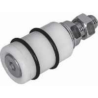 Deco Fer Forge – Olives de guidage nylon Ø40mm – Hauteur 60mm, hauteur totale 99mm – Tige filetée M16 – Résistance à l'usure et frottements réduits