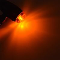 Lampade LED universali per moto, stile Bullet, piccole, adatte come frecce, luci diurne, stop posteriori