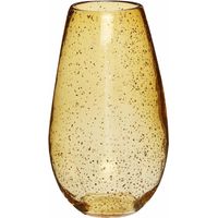 hubsch Glow Amber Vaso in Vetro Ambra 29 cm