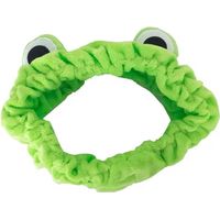 Breites, elastisches Haarband für Make-up und Hautpflege, froschförmiges Haaraccessoire für Damen