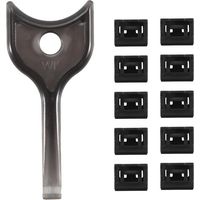 10 PièCes USB Dust Plug Charger Port Cover Cap USB Security Lock Universal Dustproof Protector PC Notebook Laptop