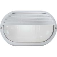 Plafoniera ovale, 40 w, bianca