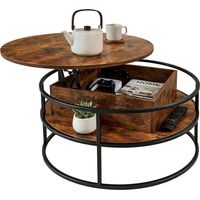 Lift-Top Coffee Table, Height-Adjustable Storage