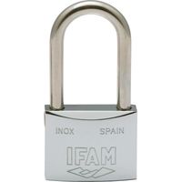 Cadenas ifam inox résistant corrosion 40 mm chrome 2 clés