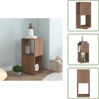 Armoire rotative Chêne Sonoma 34,5x34,5x75,5 cm bois ingénierie - Bibliothèque Tournante - Bibliothèque Rotative - Étagère Pivotante - Meubles De Rangement - Mobilier Moderne