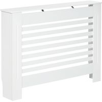 Copritermosifone en bois blanc anti-ribaltamento 112x19x81 cm