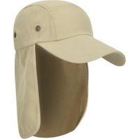 Chapeau Anti UV,Chapeau Soleil Homme,Chapeau avec Protection du,Casquette Saharienne,Chapeau de Soleil,pour Homme et Femme,Kaki