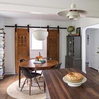 BINARIO PORTE SCORREVOLI RUSTICO DOPPIA ANTA KR80/AD