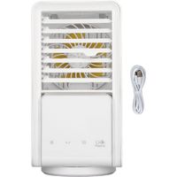 Ventilateur de bureau portable avec oscillation et recharge USB - Rafraîchisseur d'air mini pour extérieur